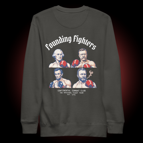 Founding Fighters Crewneck Black